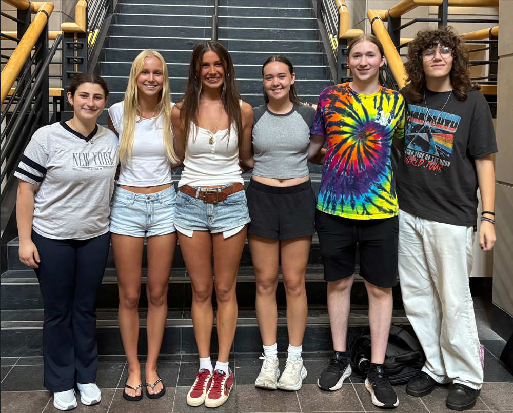 Team Photo (Left to right): Victoria Kind, Katie Mathius, Carmen Tanem, Meghan Hayes, Zach Haussler, Madeline Kramer