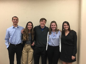 Team members from left to right: Jonathan Evans, Patricia Stan, James Johnston, Heather Barnwell, Brooke Aschbacher