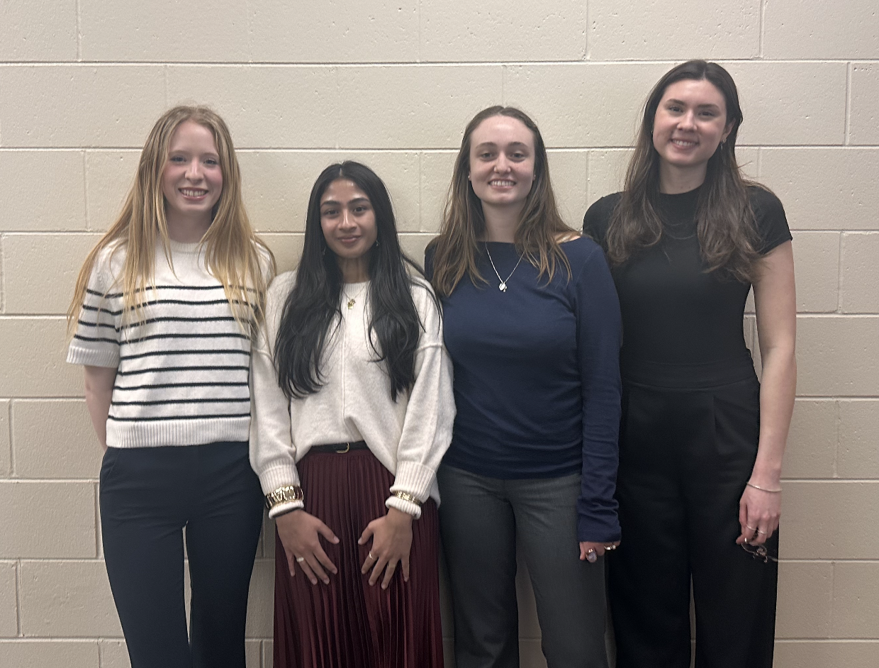 Team photo: Left to right: Sofia Yeates-Delahoz, Kshirin Anand, Ana Toscano, Gabriela Cecon