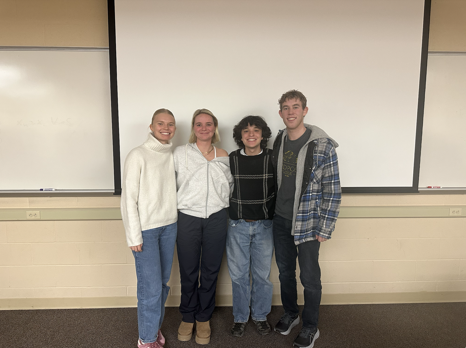 From Left to Right: Annika Syslack, Tayler Carlson, Bodey Cartier, Aksel Bresin