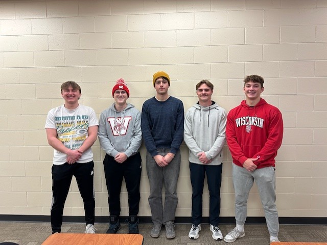 Team Picture (Left to Right): Paulie Reuteman, Eli Miland, Alec Schabowsky, Hunter Milow, Caden Binger