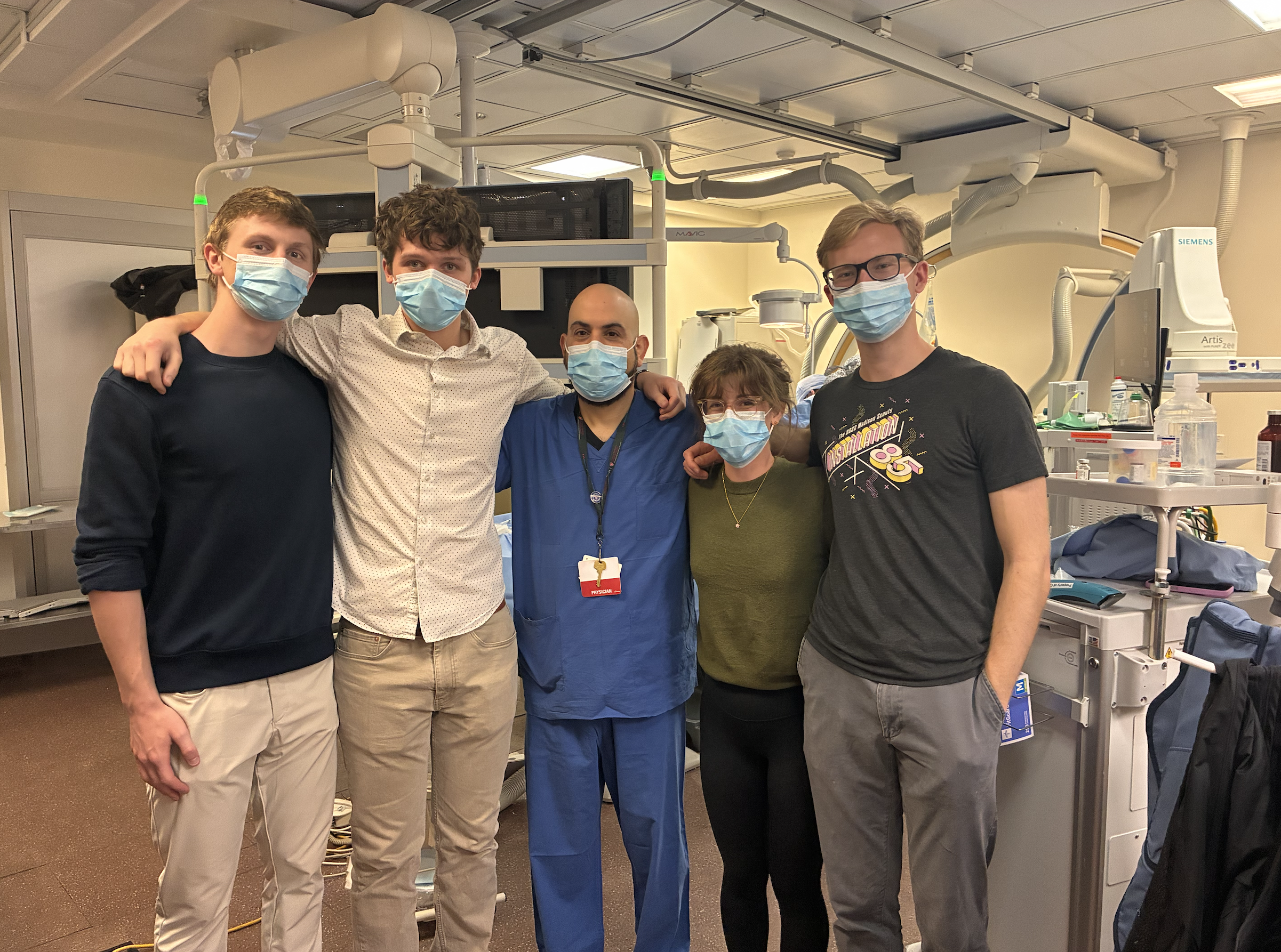Testing at the Wisconsin Institute for Medical Research (WIMR) on Monday, April 27
