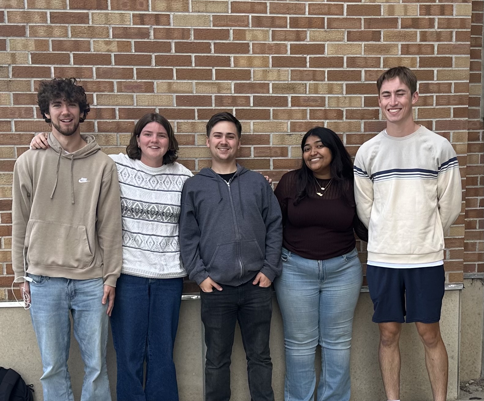 Team Photo (from left to right): Jake Maisel, Lucy Harper, Simon Graves, Tvishi Krishnakumar, Jack Stevens