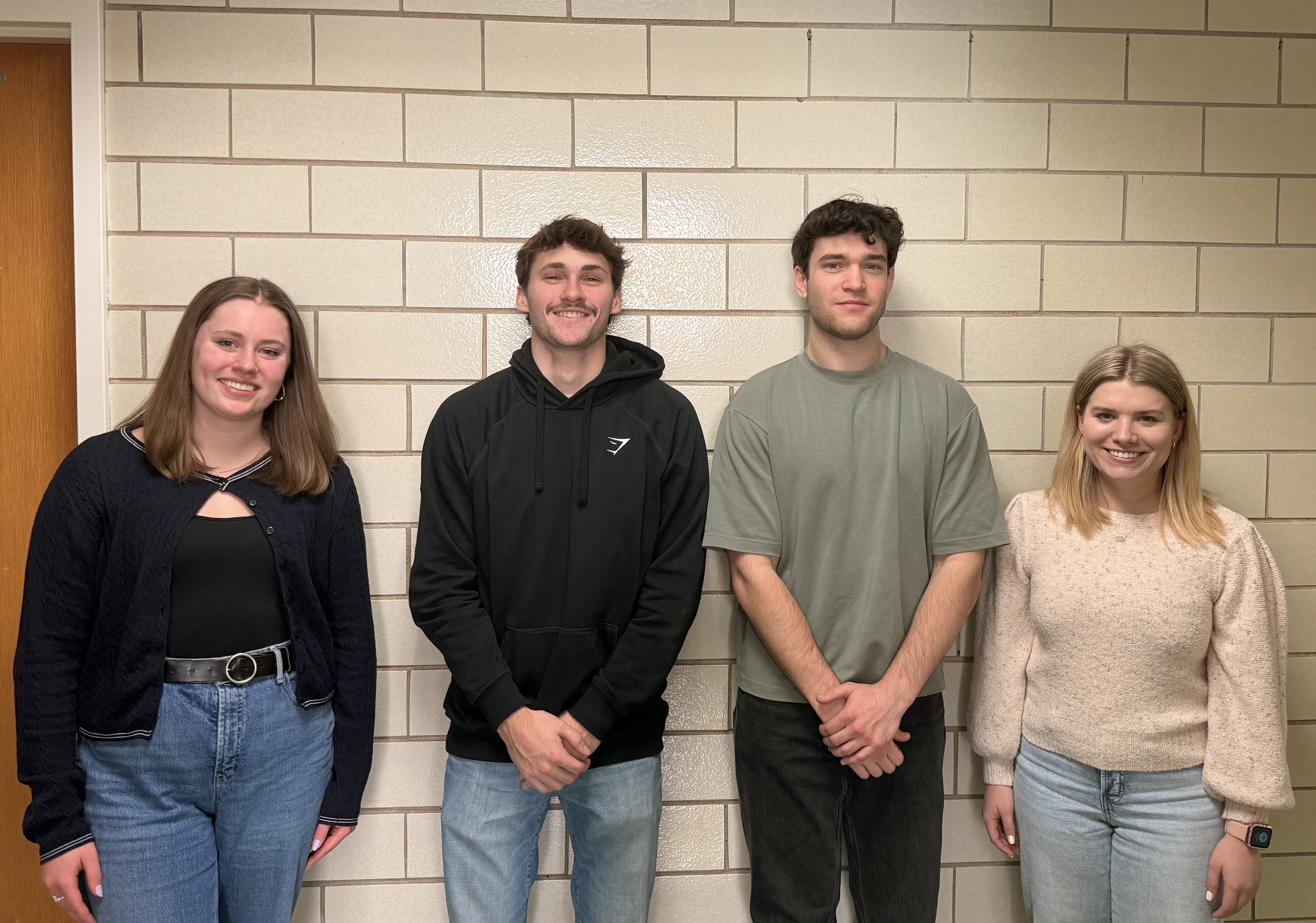 Team photo (Names left to right): Emma Hellberg, Jack Zemlock, Yair Ben Shaul, Sydney Smith